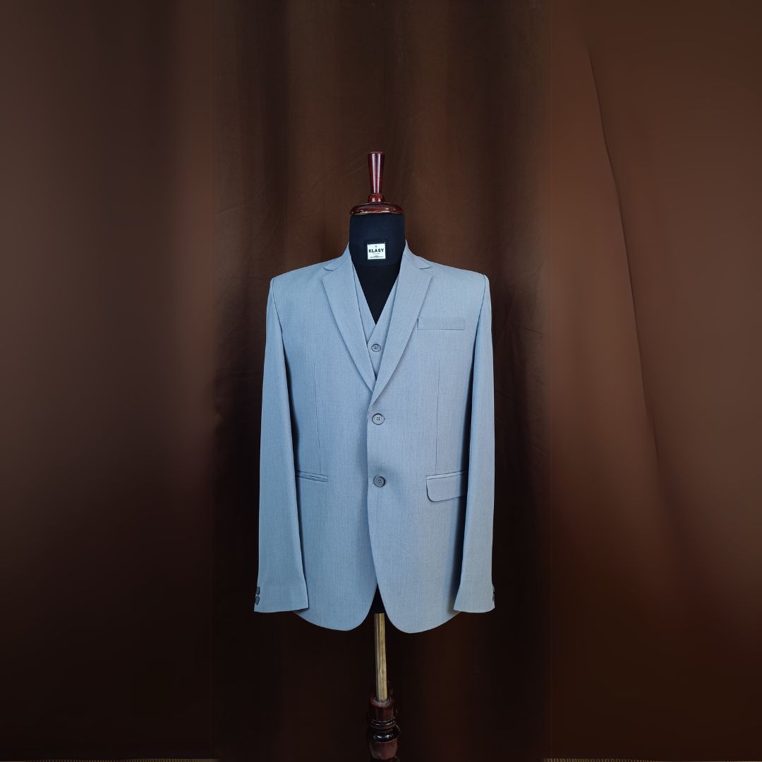Ice Grey 3-Piece Suit