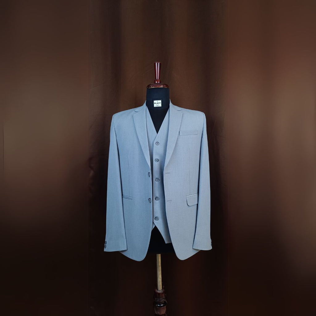 Ice Grey 3-Piece Suit
