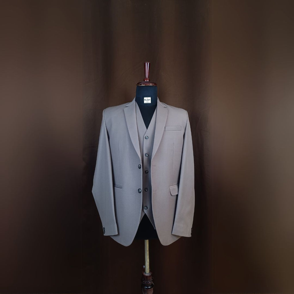 Classic Mocha 3-Piece Suit