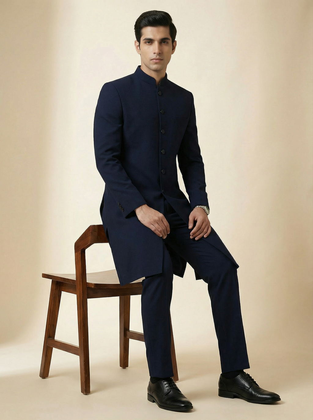 Achkan – Midnight Navy