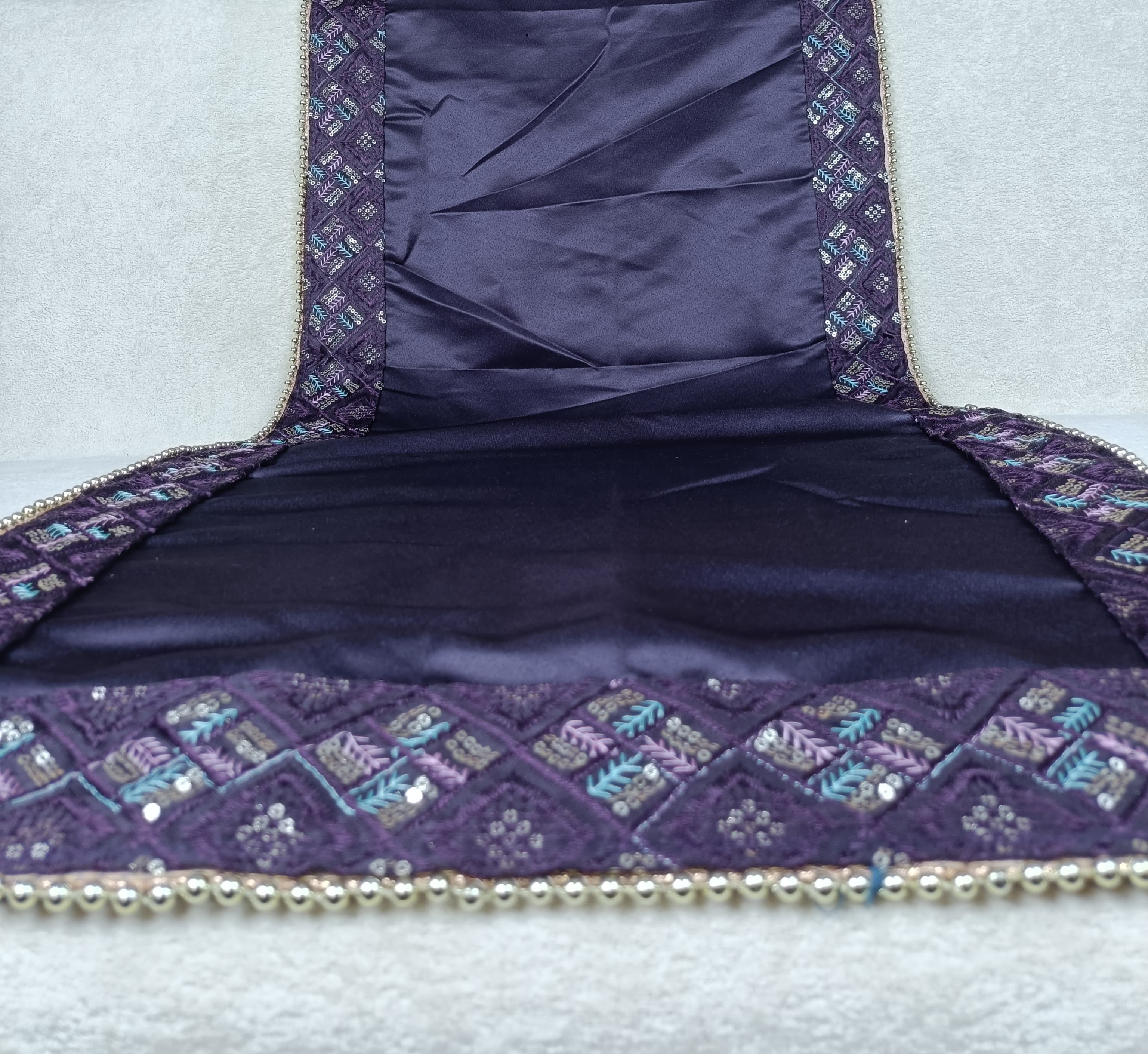 The Royal Purple Safa & Chunni Set