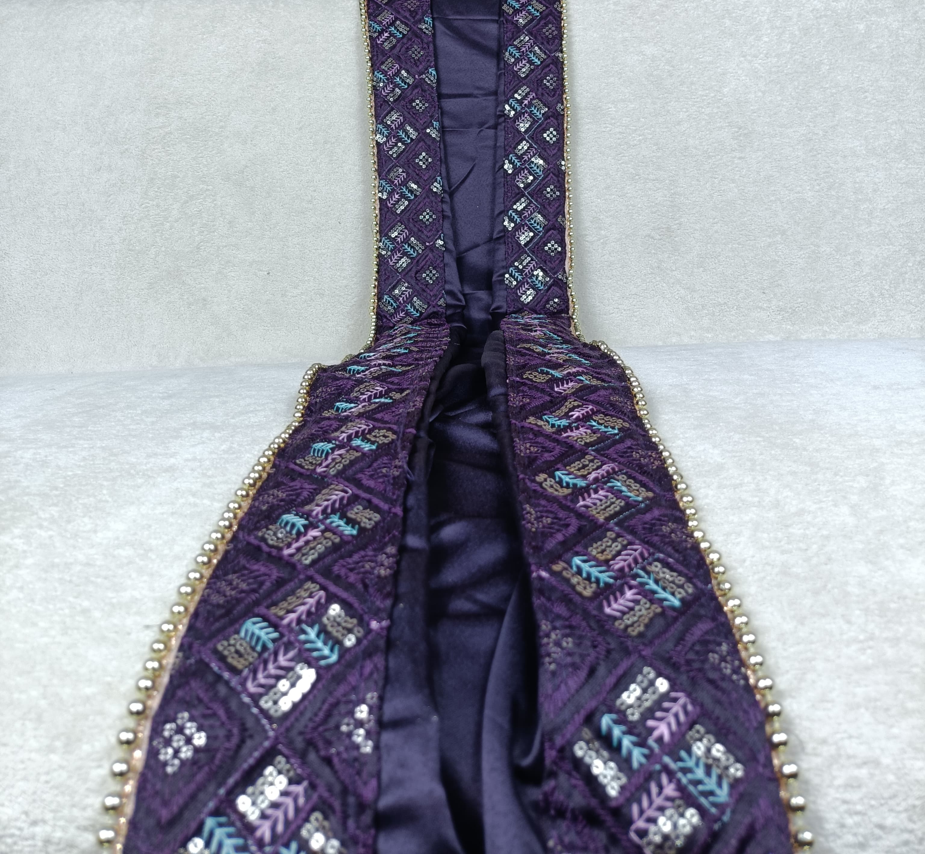The Royal Purple Safa & Chunni Set