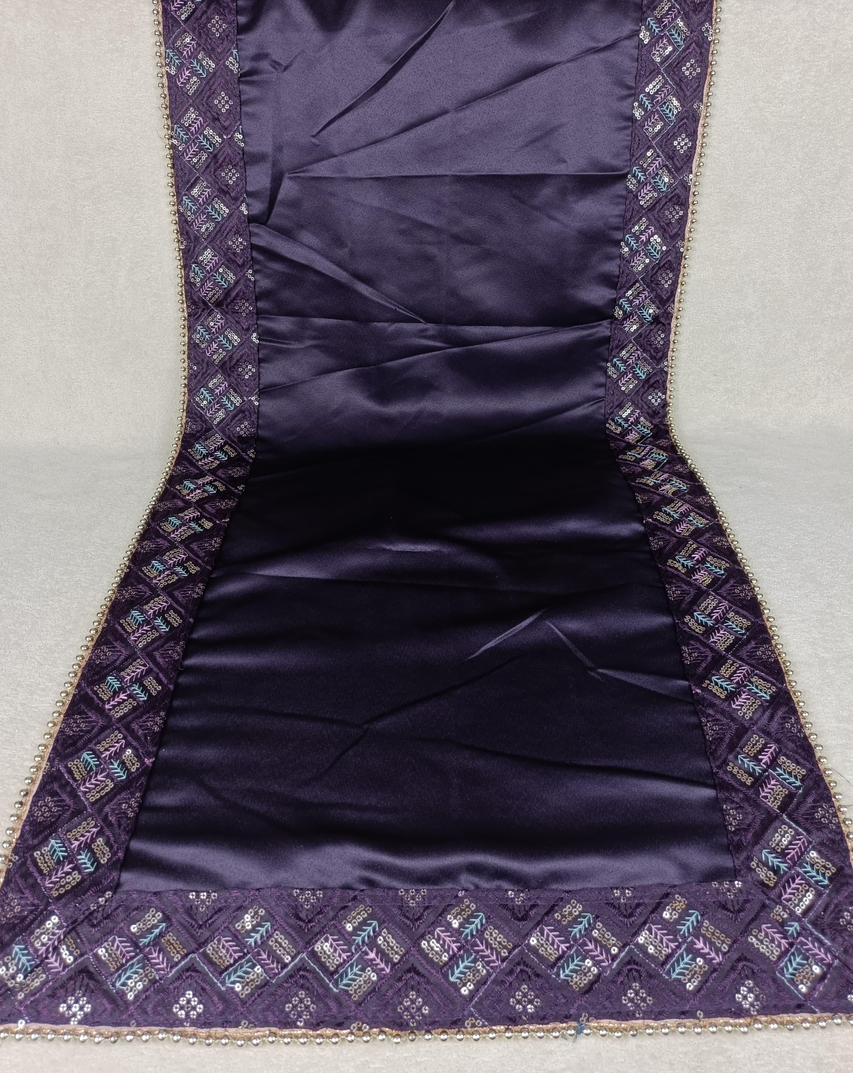 The Royal Purple Safa & Chunni Set