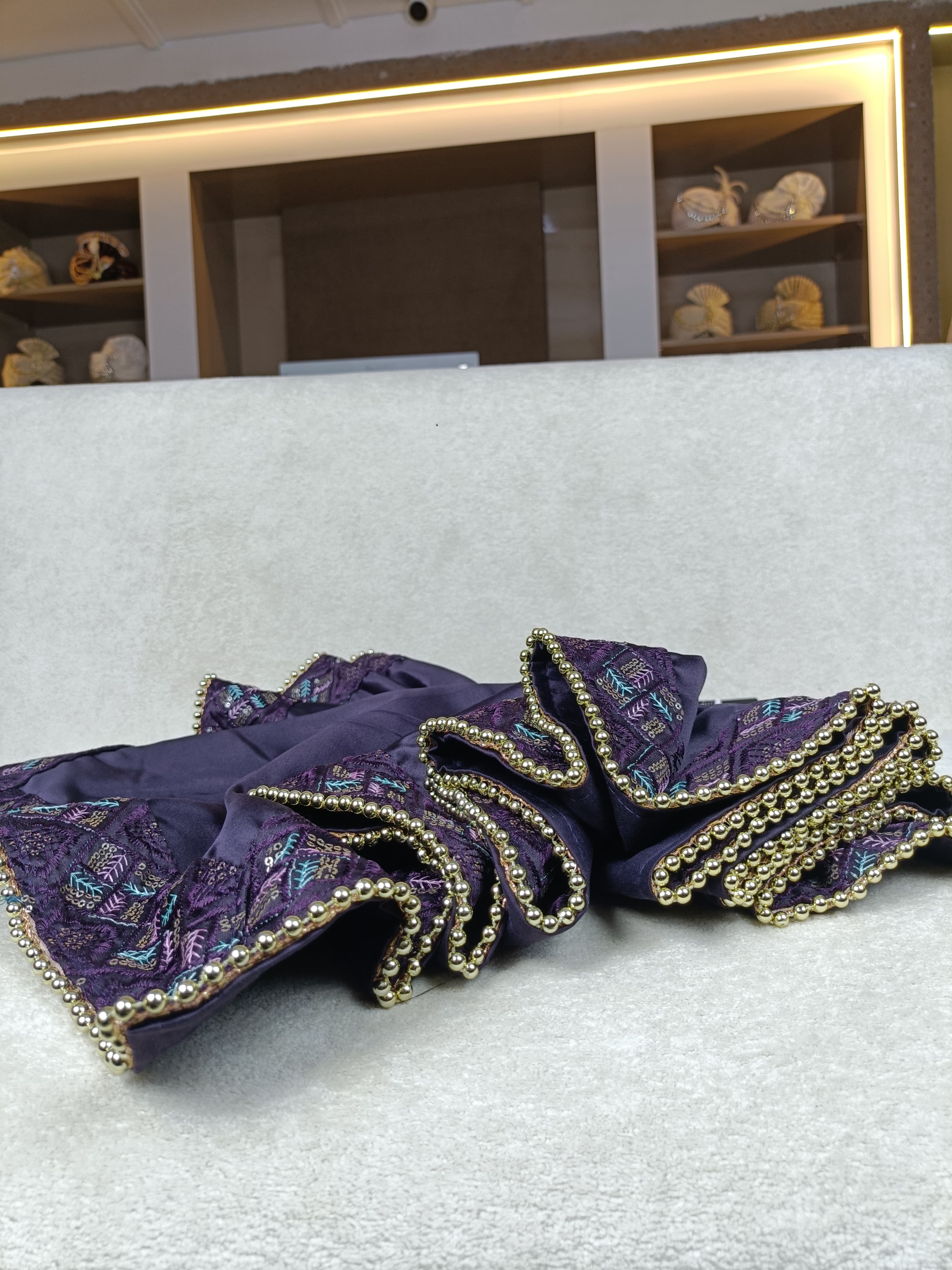 The Royal Purple Safa & Chunni Set