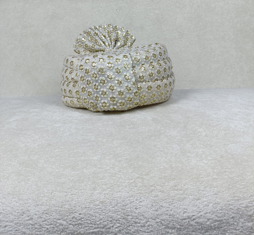 The Gold-Sequin Safa