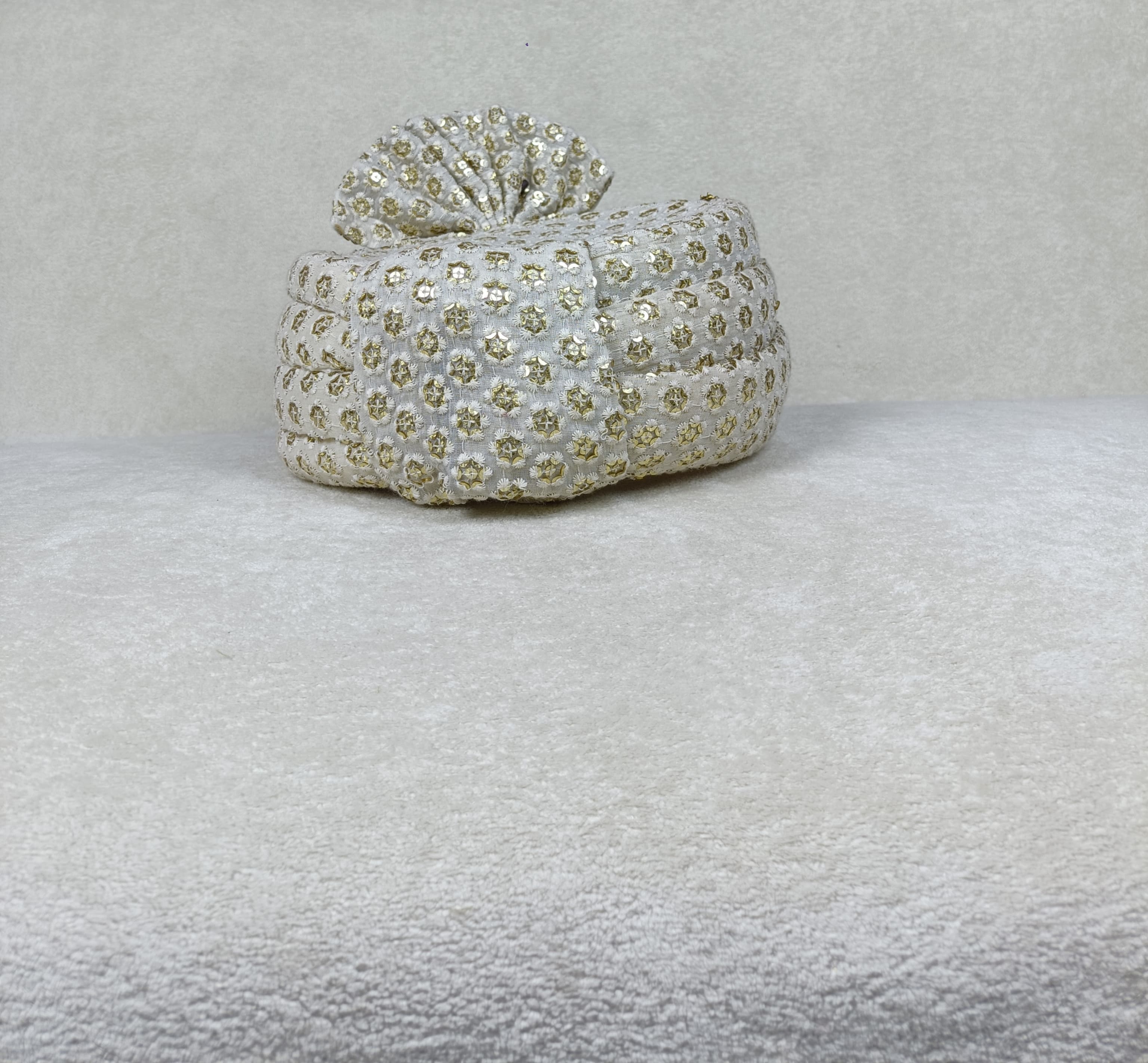 The Gold-Sequin Safa