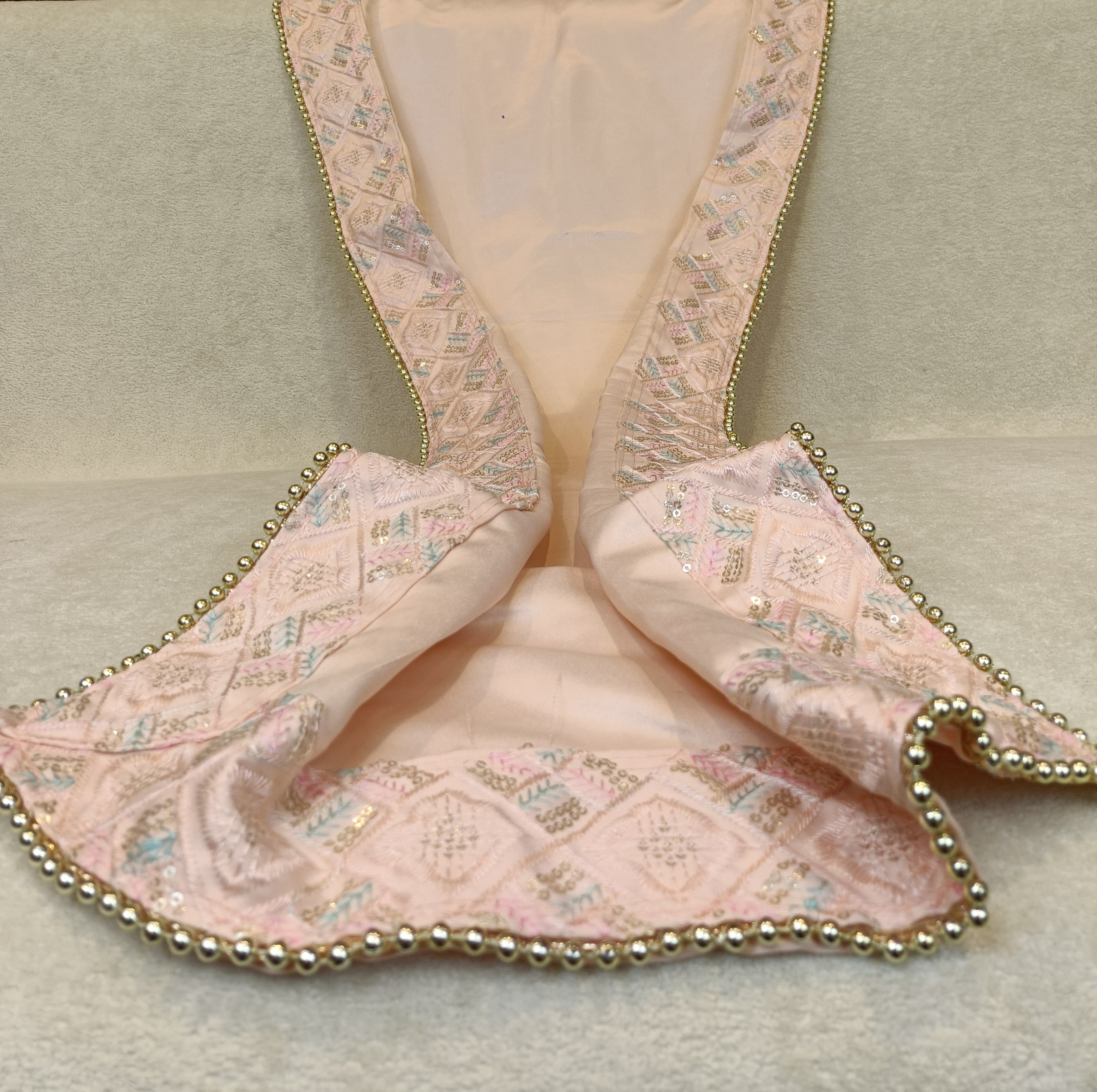 Shahi Blush Safa & Chunni Set