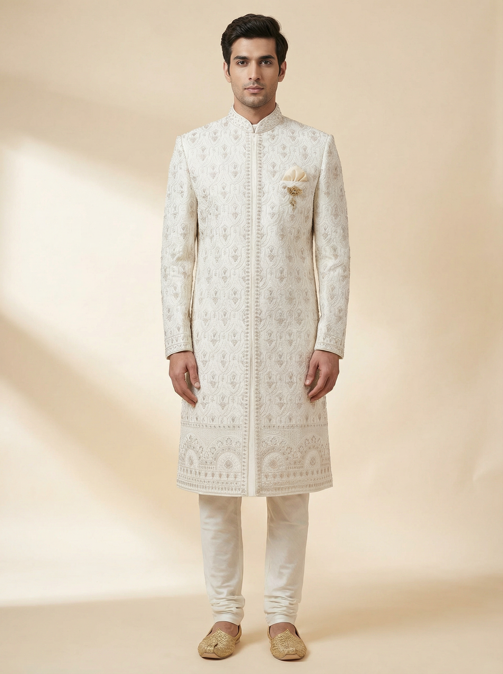 Shwet Rajwada Sherwani
