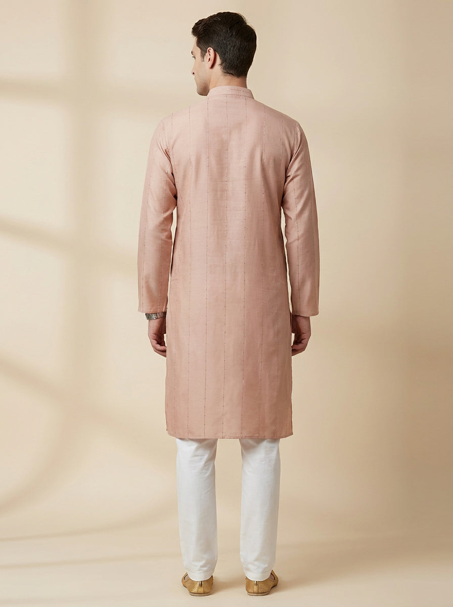 Soft Peach Signature Kurta