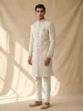 Antique Ivory Palace Dome Sherwani